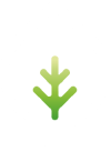 Logotipo de una hoja que está en el menú